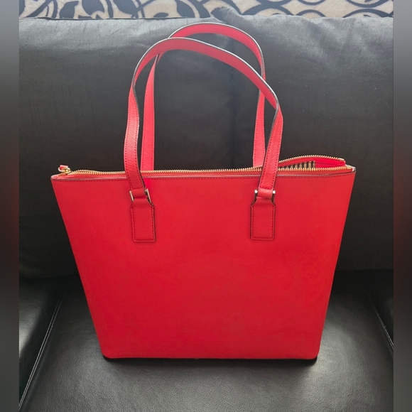 Kate Spade Vibrant Red Tote Bag - Picture 2 of 3